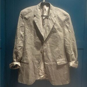 Ralph Lauren Oversized Beige Multi Colored Earth Tones Blazer (UNISEX)